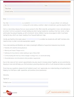 C3G school letter